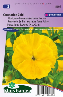 Veilchen Coronation Gold (Viola wittrockiana) 110 Samen SL